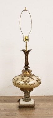 VICTORIAN STYLE GLASS AND ENAM