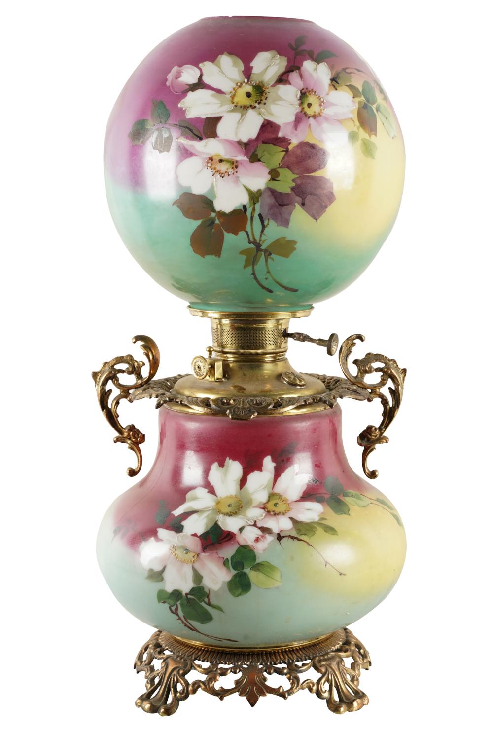 VICTORIAN-STYLE GLASS ELECTRIFIED