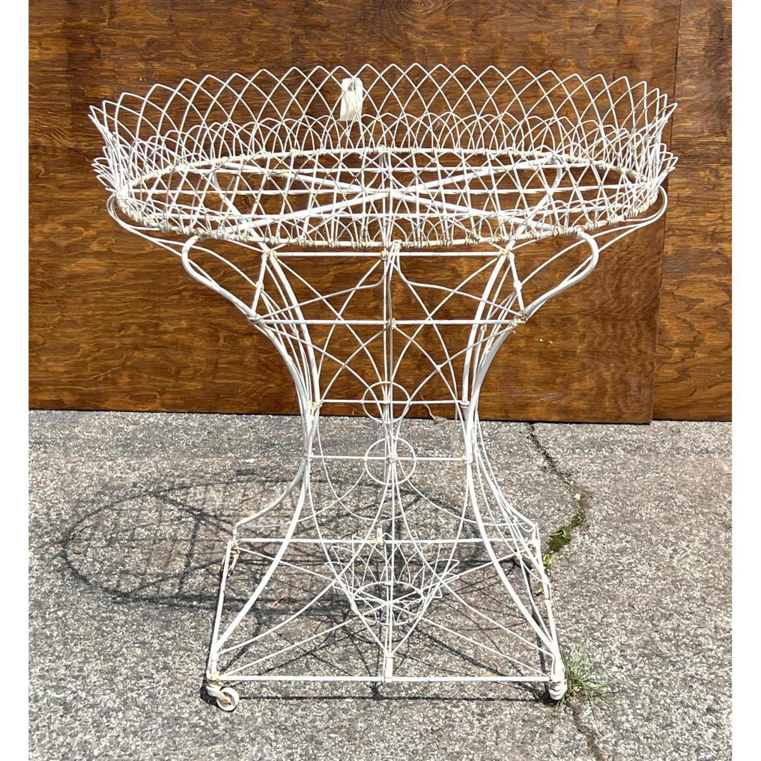 Victorian style iron and wire