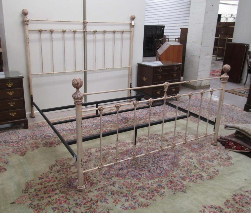 VICTORIAN STYLE KING IRON BED
