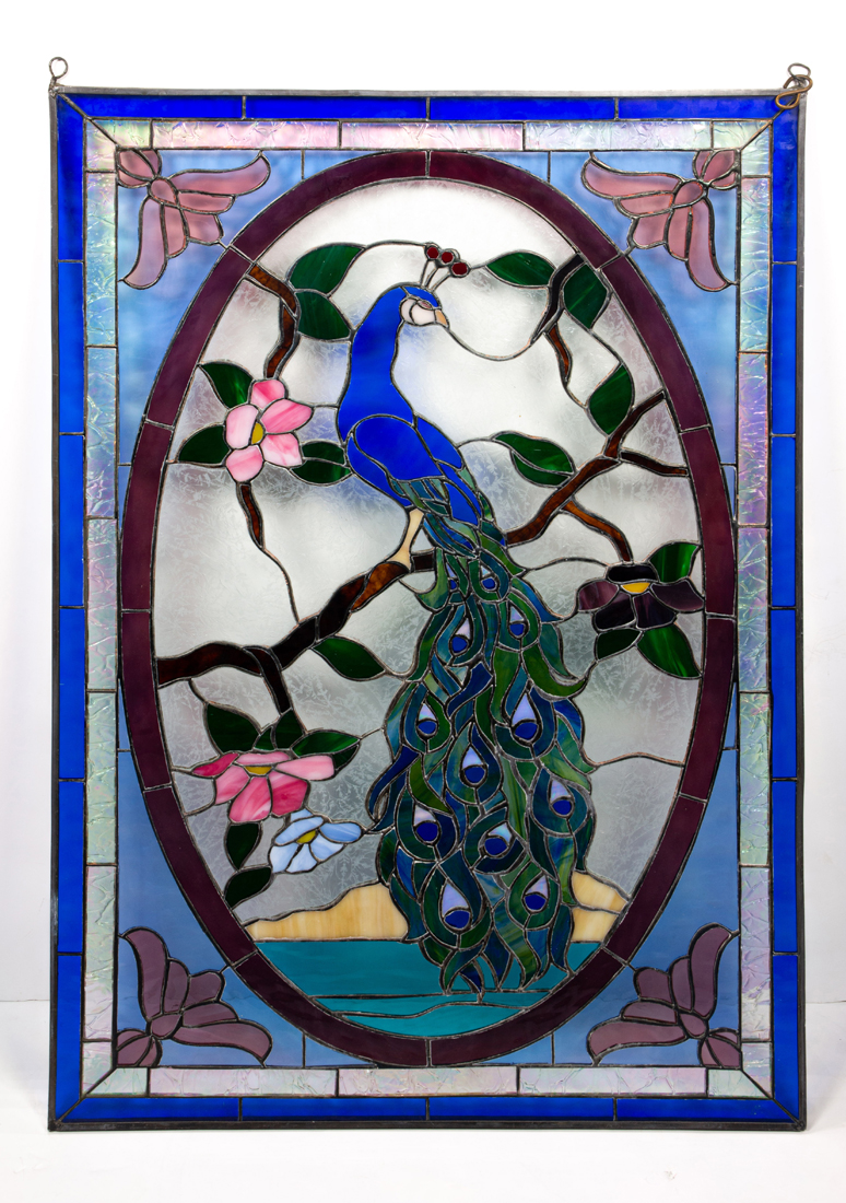 VICTORIAN STYLE LEADED STAINED