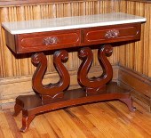 VICTORIAN STYLE LYRE TABLEca 1