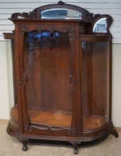 VICTORIAN STYLE MAHOGANY BOW-F