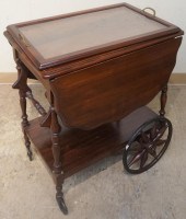 VICTORIAN STYLE MAHOGANY DROP-