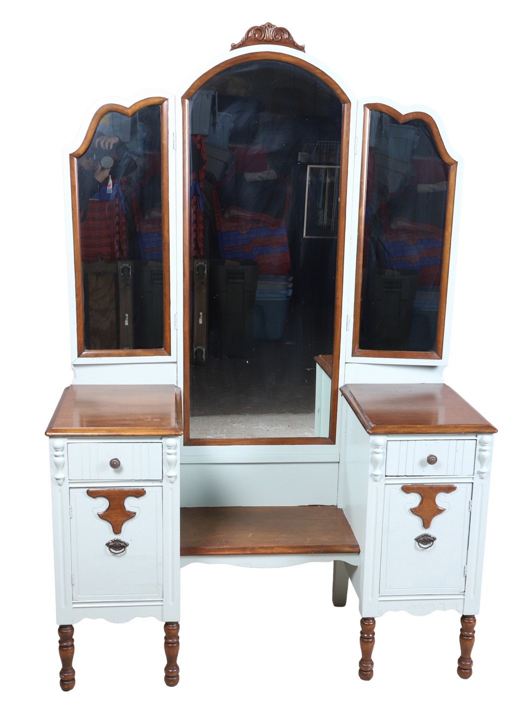 Victorian style mahogany painted