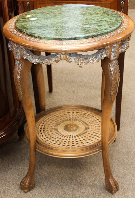 Victorian style maple plant stand