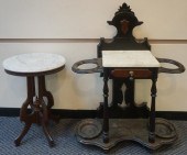 VICTORIAN STYLE MARBLE TOP PAR