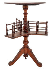 VICTORIAN STYLE OAK REVOLVING