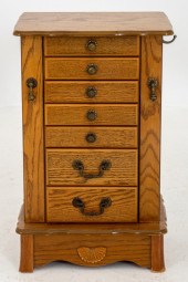 VICTORIAN STYLE OAK STANDING J