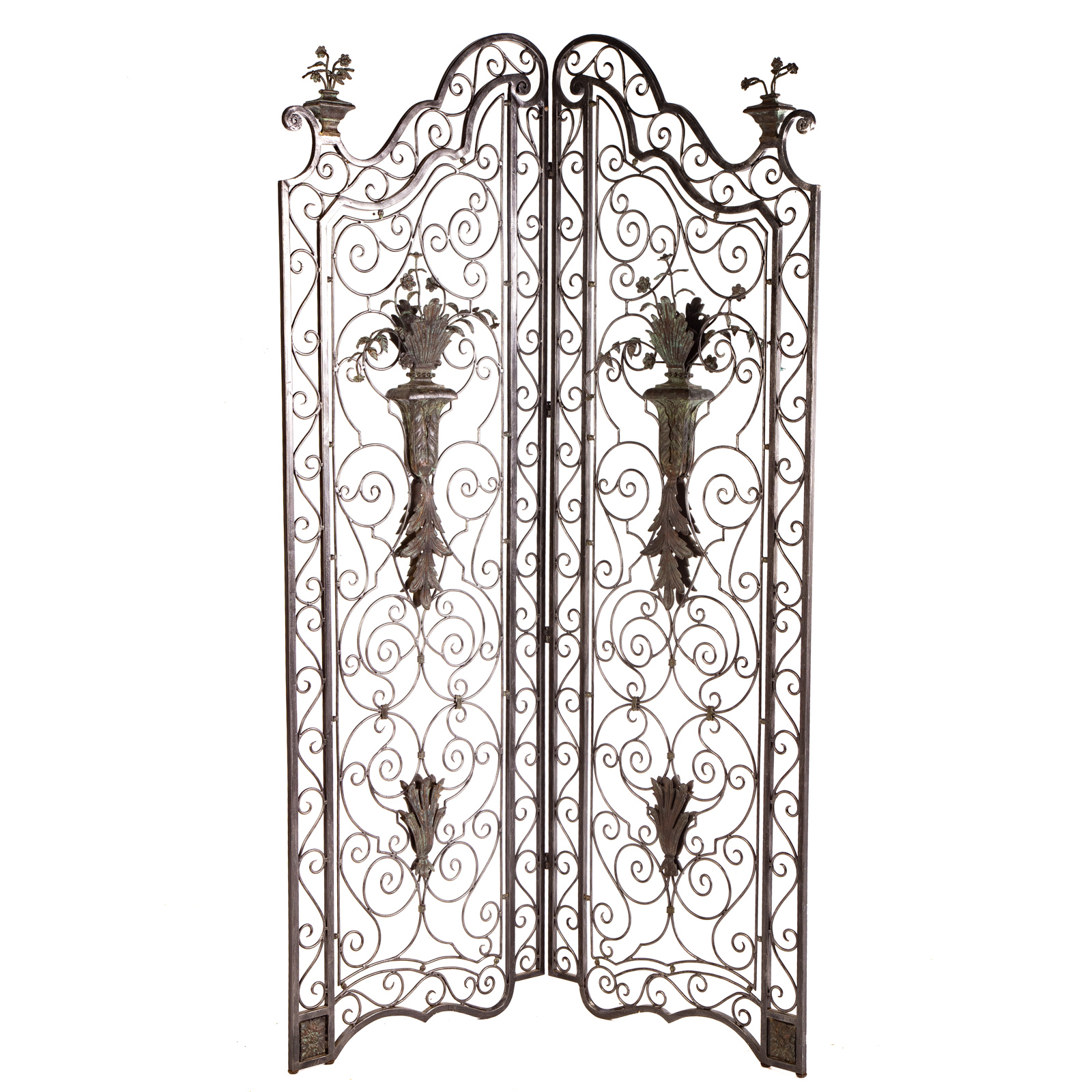 VICTORIAN STYLE PAINTED METAL