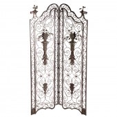 VICTORIAN STYLE PAINTED METAL
