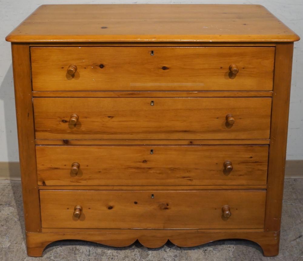 VICTORIAN STYLE PINE CHEST OF