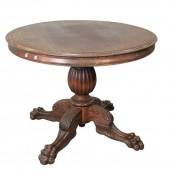 VICTORIAN STYLE ROUND MAHOGANY