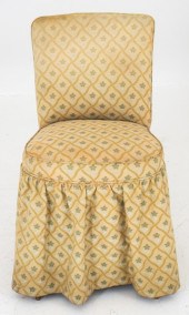 VICTORIAN STYLE SKIRTED UPHOLS