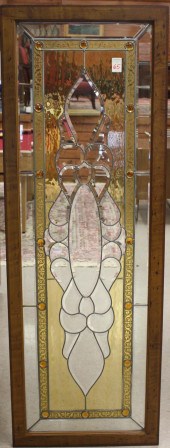 VICTORIAN STYLE STAINED AND LE
