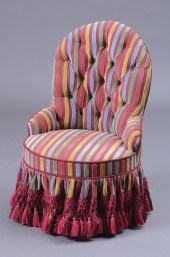 VICTORIAN STYLE STRIPPED CUT-V