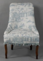 VICTORIAN STYLE TOILE UPHOLSTE