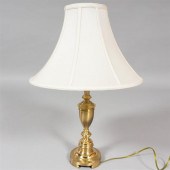 VICTORIAN STYLE TURNED BRASS T