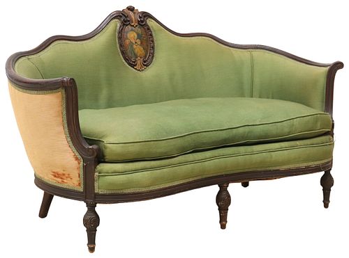 VICTORIAN STYLE UPHOLSTERED
