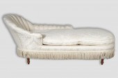 VICTORIAN STYLE UPHOLSTERED RE