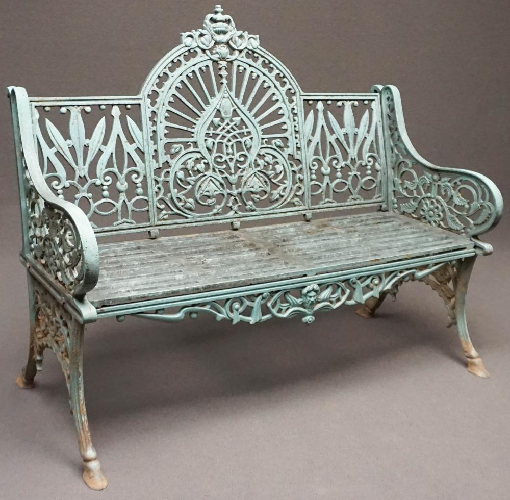 VICTORIAN STYLE VERDIGRIS CAST IRON