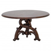 VICTORIAN STYLE WALNUT CIRCULA