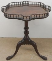 VICTORIAN STYLE WALNUT GALLERI