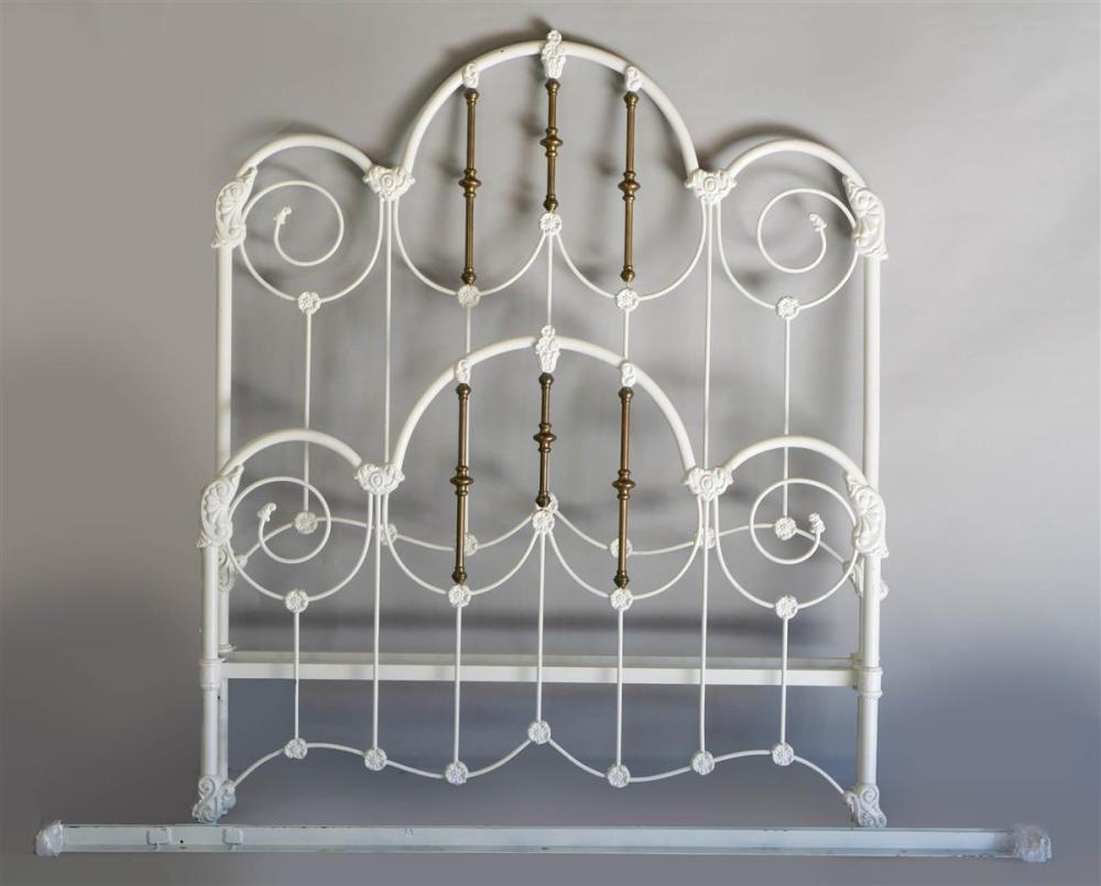 VICTORIAN STYLE WHITE PAINTED AND