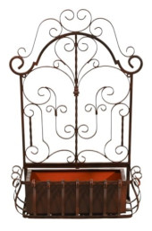 VICTORIAN STYLE WROUGHT IRON W