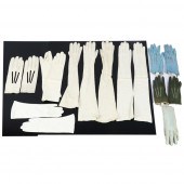 VICTORIAN SUEDE AND WHITE LEAT