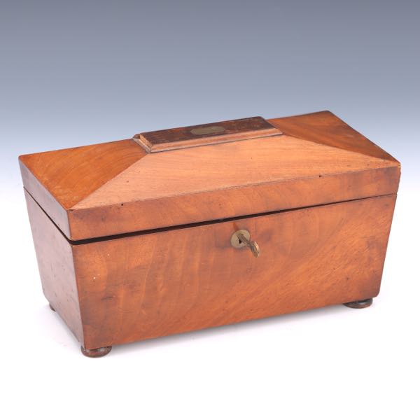 VICTORIAN TEA CADDY  6 ½" x 11" x 5