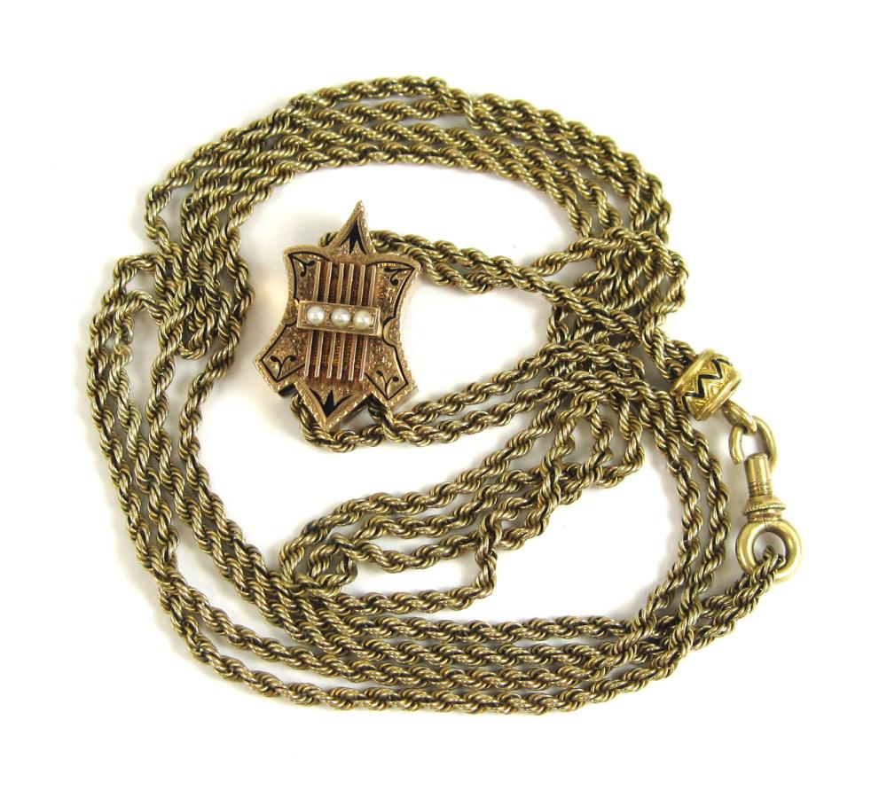VICTORIAN TEN KARAT YELLOW GOLD