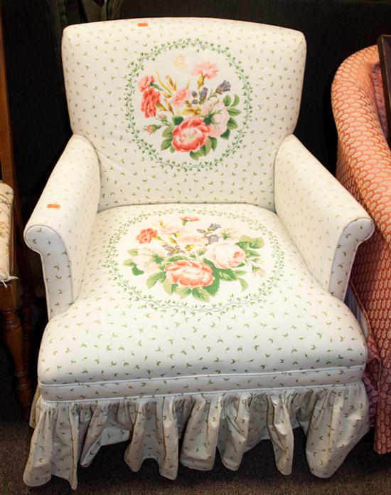 Victorian tiger maple side chair