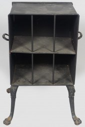 VICTORIAN TOLE AND CAST IRON C