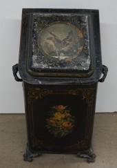 VICTORIAN TOLE DECORATED KINDL