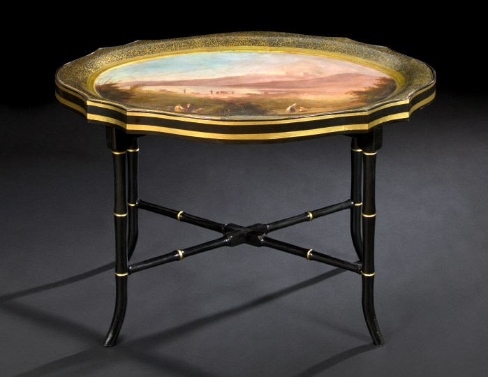 Victorian Tole-Peinte Tray, 