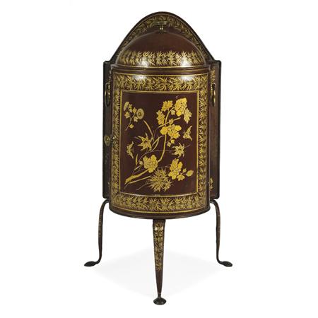 Victorian Tole Plate Warmer 	 