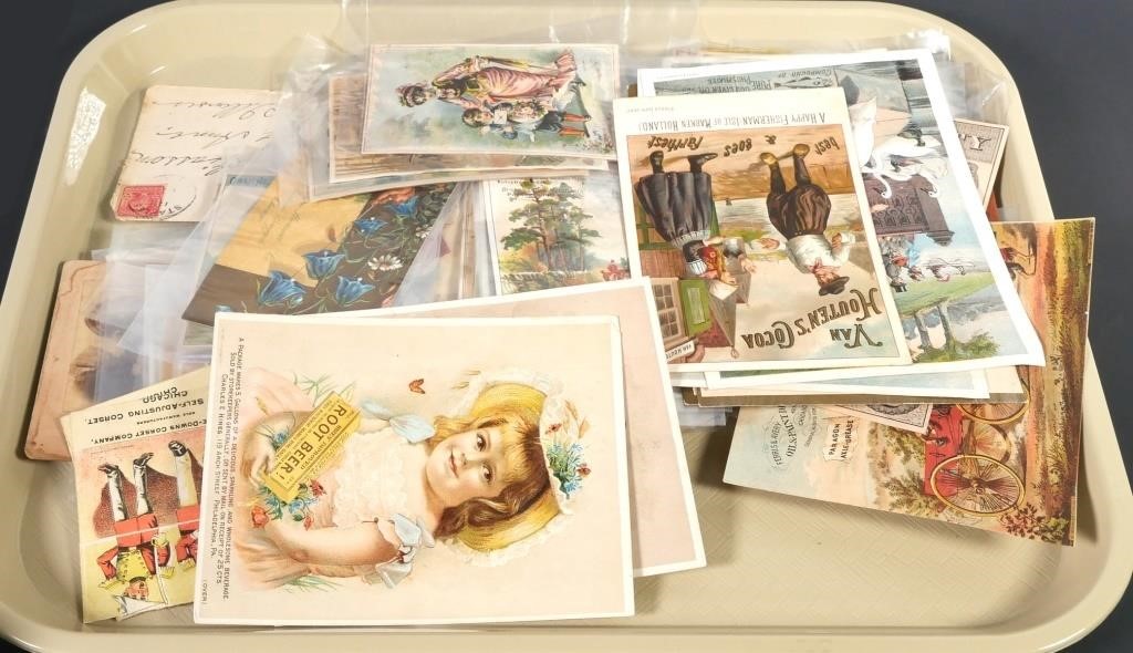VICTORIAN TRADE CARDS & OTHER PAPER