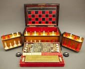 VICTORIAN TRAVELING GAMES BOXA