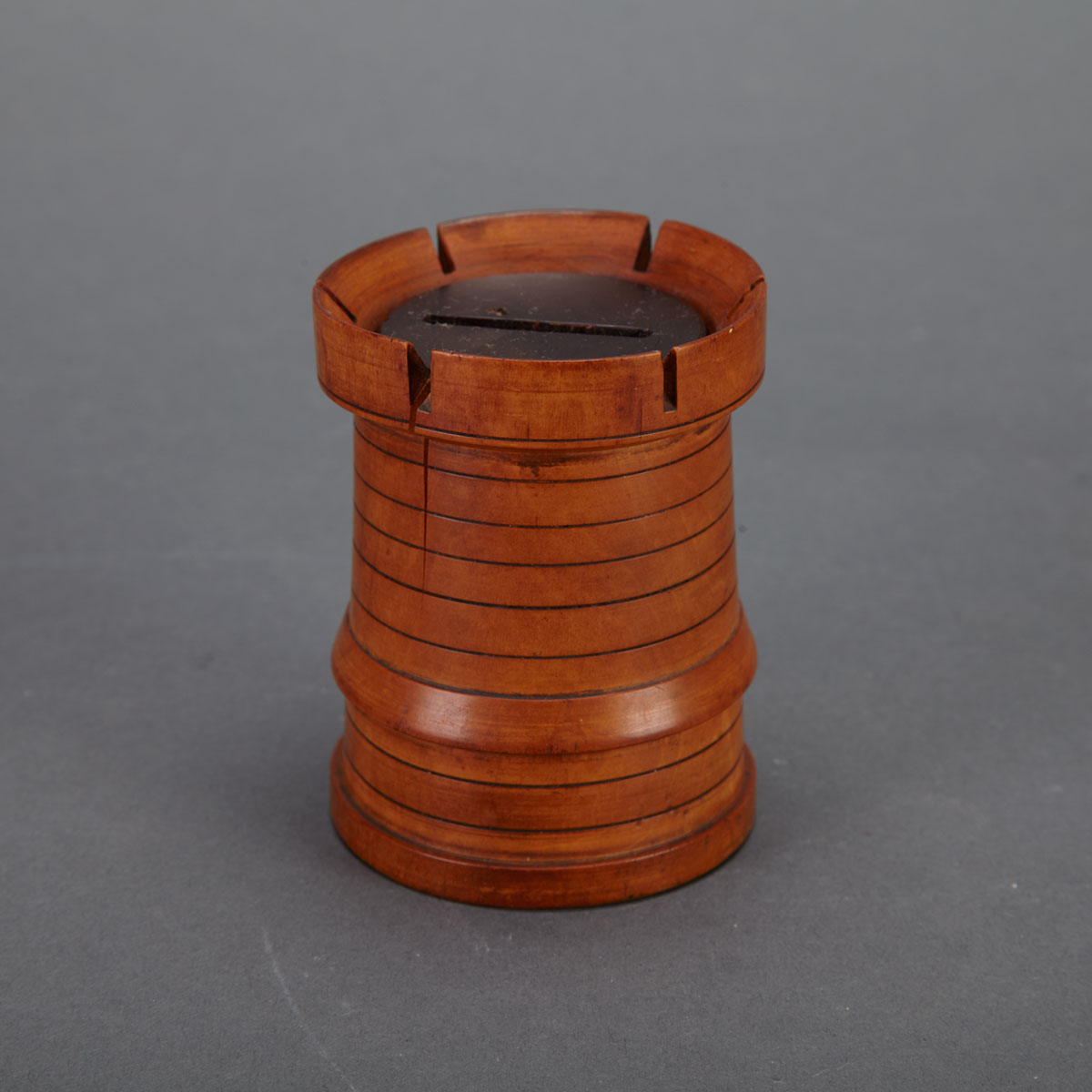Victorian Treen Rook-Form Penny
