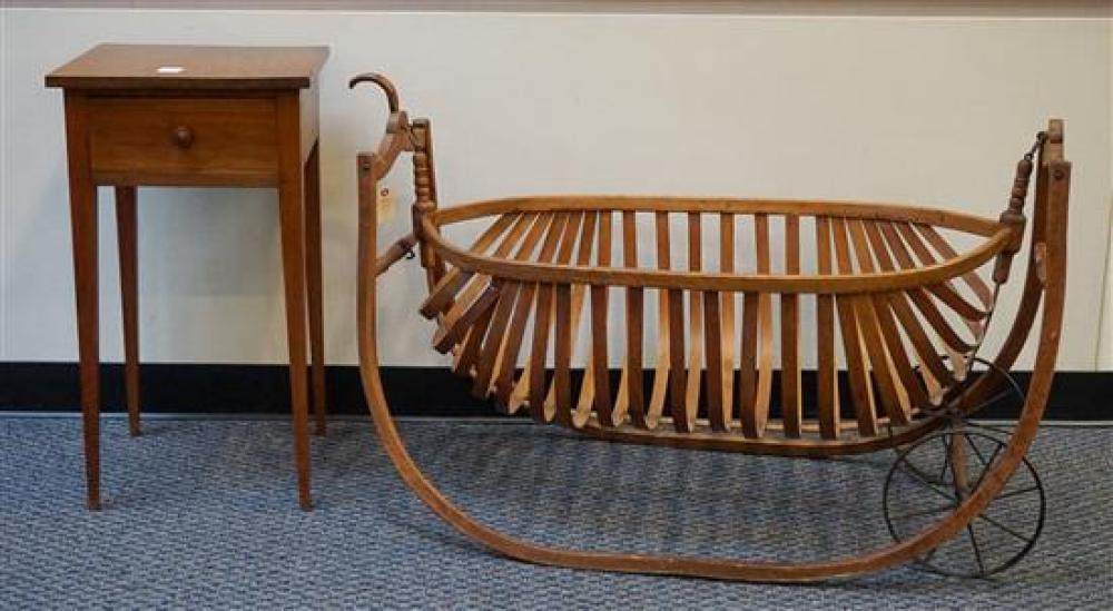 VICTORIAN TURNED MAPLE AND