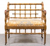 VICTORIAN TURNED WOOD BAMBOO M