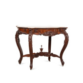 VICTORIAN TURTLE TOP MAHOGANY