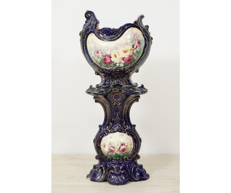 Victorian two-piece Majolica