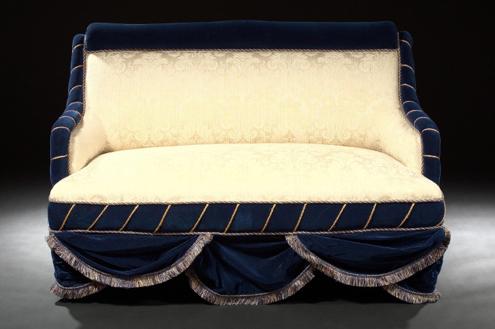 Victorian Upholstered Love Seat, 
