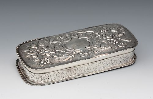VICTORIAN VELVET LINED STERLING