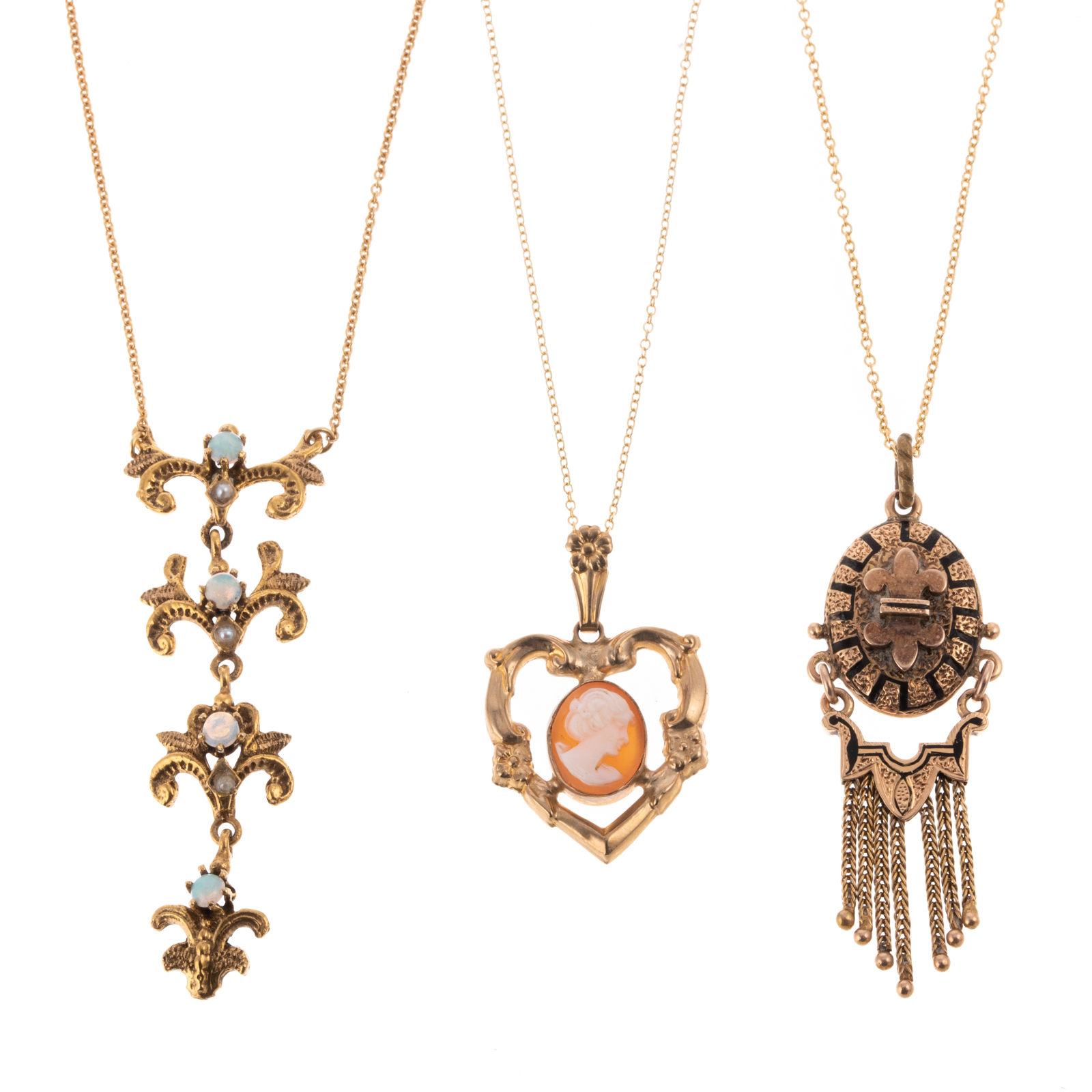 VICTORIAN & VINTAGE PENDANTS IN 14K