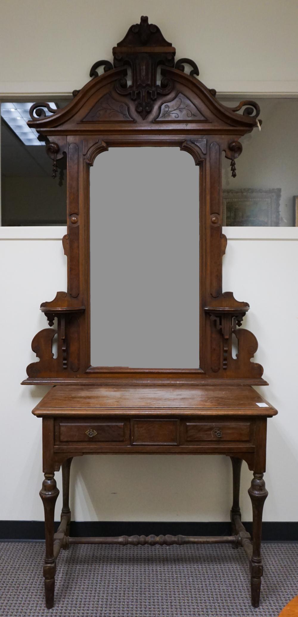 VICTORIAN WALNUT AND BURL