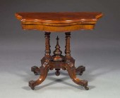Victorian Walnut and Burl Waln