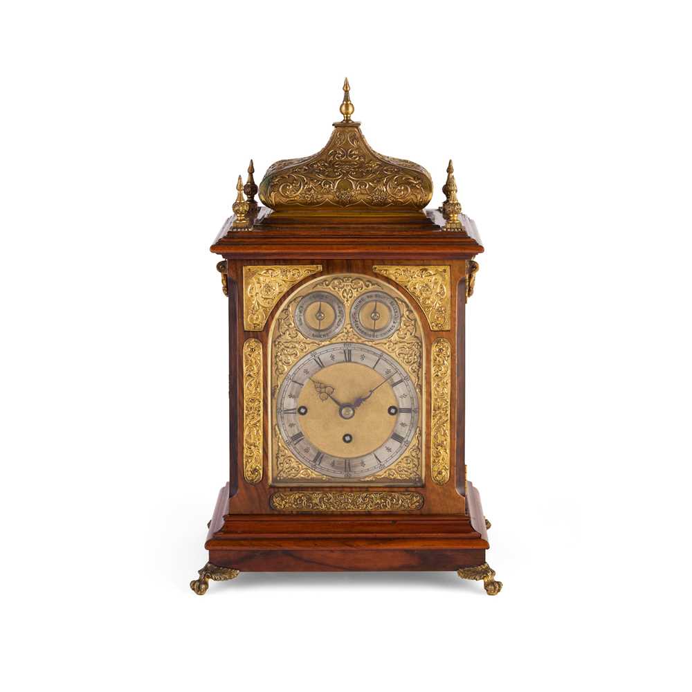 VICTORIAN WALNUT AND GILT METAL